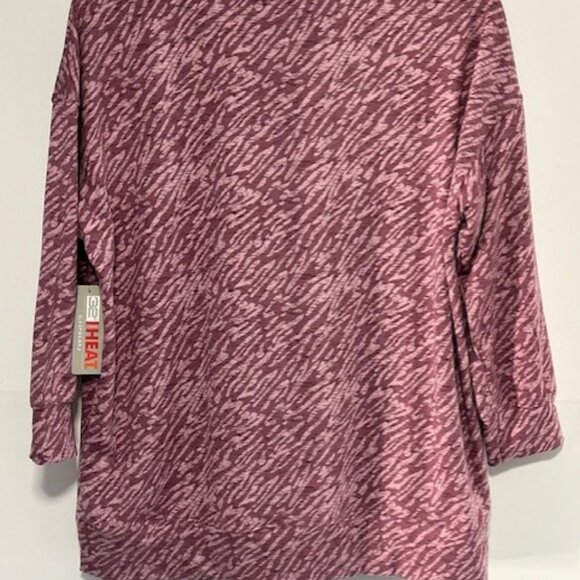 32 Degrees Heat XXL Pink Tiger 3/4 Sleepwear Cooling Soft Lightweight Comfy NWT - Picture 3 of 6